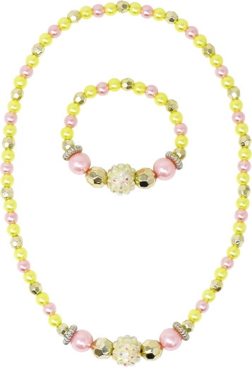 Pink Poppy set ketting en armband Lemon