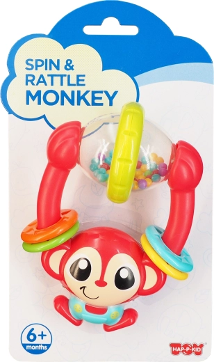 Hap-P-Kid rammelaar aap voor baby’s
