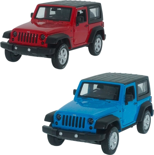 Metalen model JEEP Wrangler 1:32 met licht en geluid