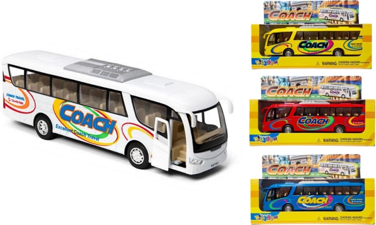 Metalen bus met Pull-Back aandrijving Kinsmart