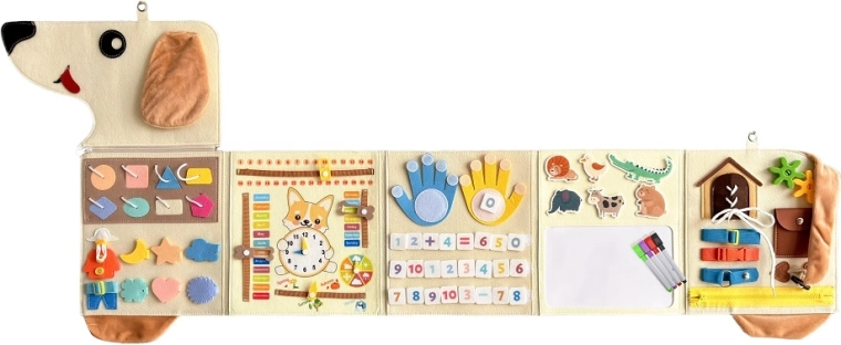 2Kids Toys zachte activiteitenboard hondje