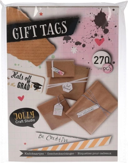 Cadeaulabels 22,5 × 16,5 cm, 30 vellen, 6 designs