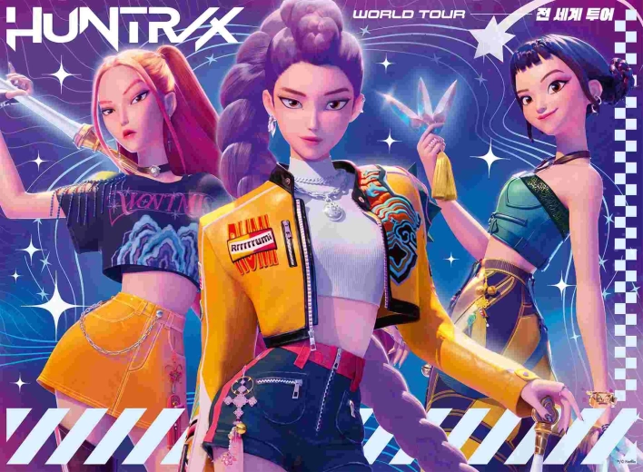 Ravensburger K-pop: Demonenjagers – wereldtournee puzzel 150 stukjes