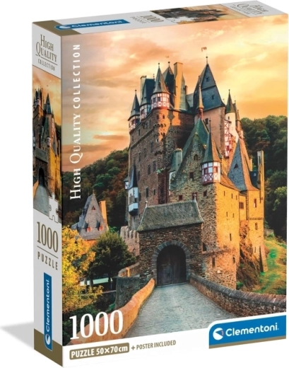 Puzzel CLEMENTONI Gouden uur bij kasteel Eltz 1000 stukjes