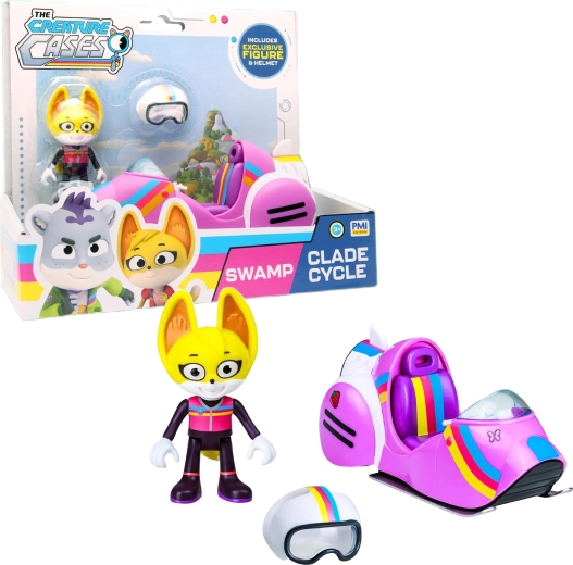 The Creature Cases figuur Kit Casey met terreinmotor voor moerasgebieden