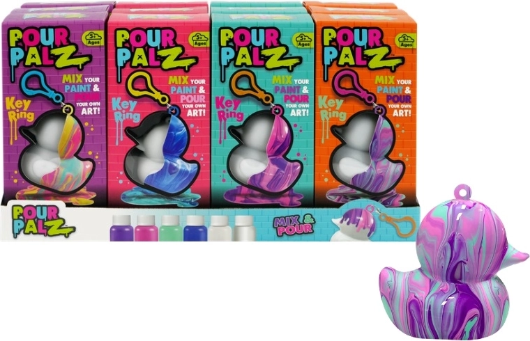 Pour Palz creatieve set om een sleutelhanger te maken – eendje