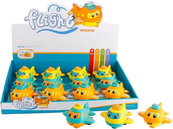 Speelgoedvliegtuig met vliegwiel 8,5 cm