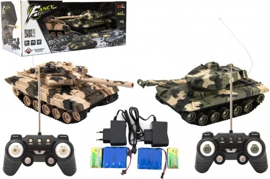 Tankgevecht RC-modellen met oplaadbare pack