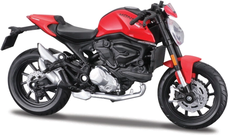 Maisto motorfiets Ducati Monster rood 1:18