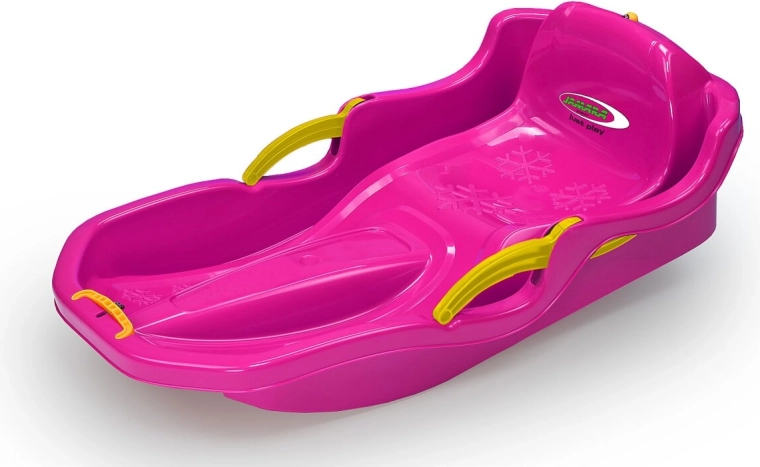 Snow Play Comfort-bob 80 cm roze met handrem - 1 stuk
