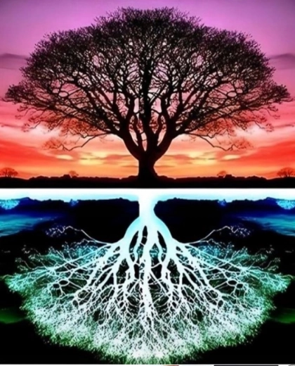 Diamantschilderen Boom 30x40 cm