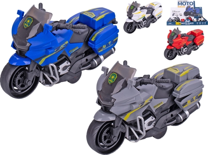 Politie-motorfiets met vliegwiel 14 cm