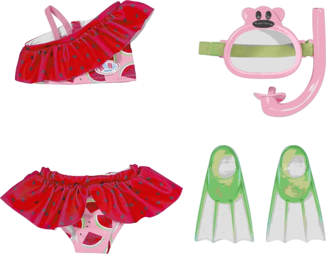 BABY born snorkelset voor pop 43 cm