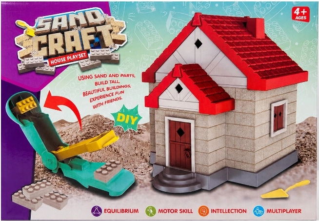 Set boetseerzand om een huisje te bouwen - 1 stuk