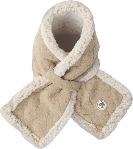 Lodger fleece sjaal folklore fleece beige