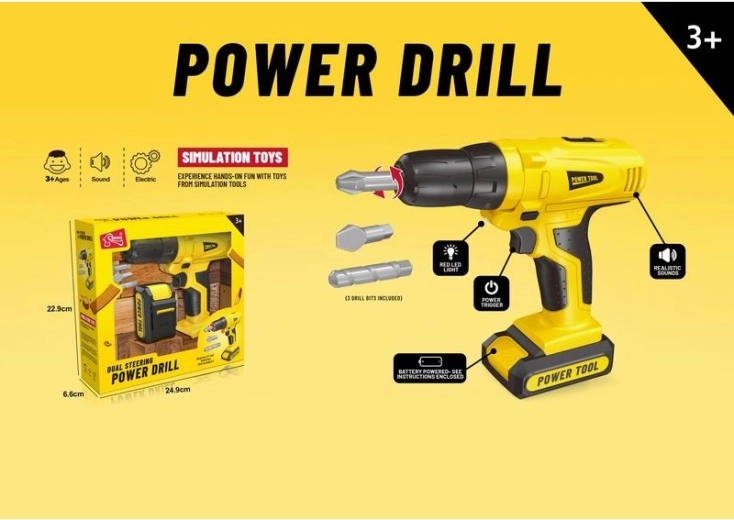 Power Tool kinderspeelgoed boormachine en schroevendraaier