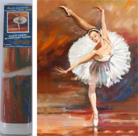 Norimpex Diamantschilderen Ballerina 30x40 cm