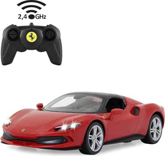 RC-auto Ferrari 296 GTS op schaal 1:16, rood