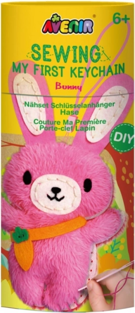 Set Naai je sleutelhanger – konijntje