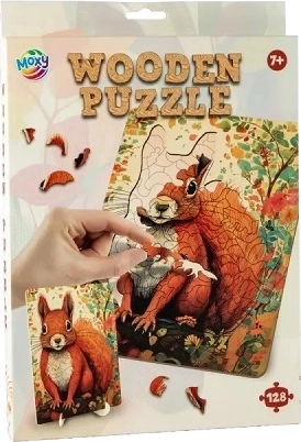 CCG houten puzzel eekhoorn 128 stukjes