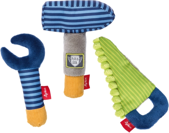 Sigikid pluchen gereedschap voor baby’s – set van 3 stuks