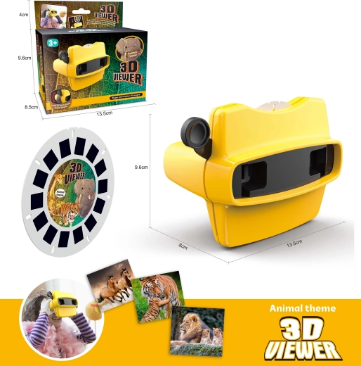 3D-bril Safari voor kinderen 13,5 × 8 × 9,6 cm