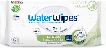Vochtige doekjes WATERWIPES Baby & Toddler 3-in-1, 60 stuks