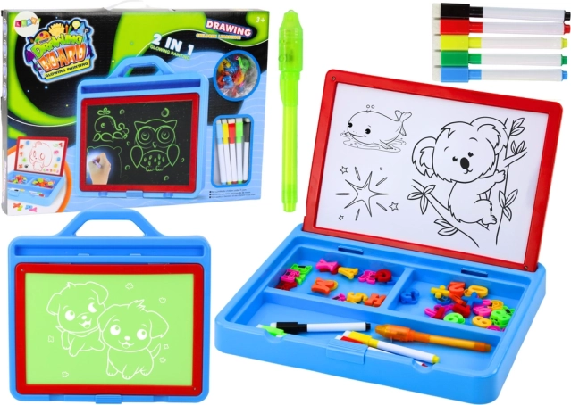 Magnetisch tekentablet 2-in-1 met lichttekenen