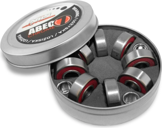 Lagers ABEC 7 RS Chroom NILS Extreme (8 stuks)