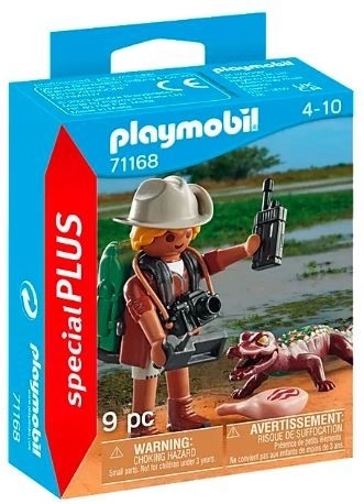 Playmobil Special Plus onderzoeker met jonge kaaiman