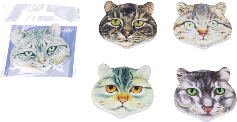 Magneet kat 7,5 × 7,5 cm