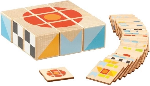 Houten Puzzelspel Kubus II
