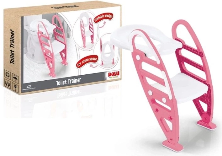 Dolu training-wc-brilverkleiner met trapje roze