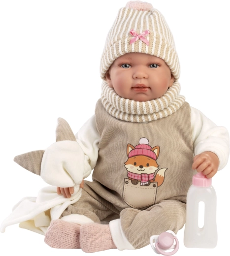 Llorens New born realistische babypop met geluiden 44 cm