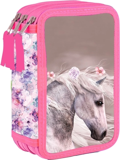 Drie-laags etui zonder vulling – paard Romantic