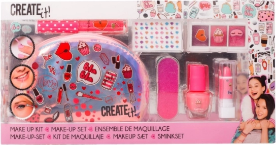 Create it! make-upset met cosmetisch tasje