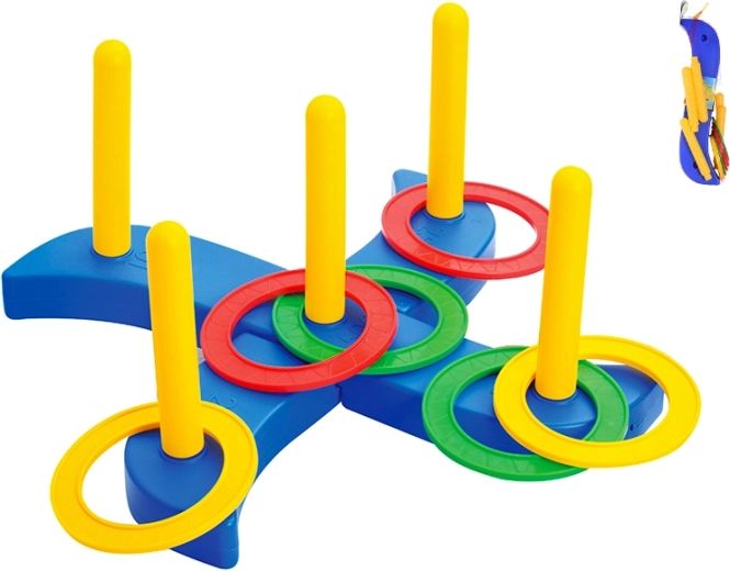 Werpringen – kinderspel voor het ontwikkelen van coördinatie