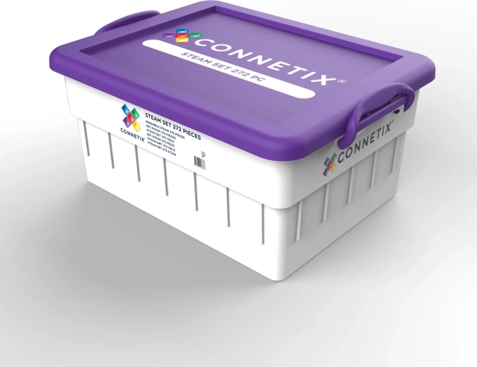 Educatieve STEAM-set met magnetische onderdelen - 272 stuks