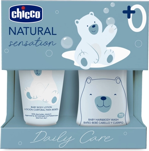 Chicco cadeauset Natural Sensation Daily Care voor pasgeborenen