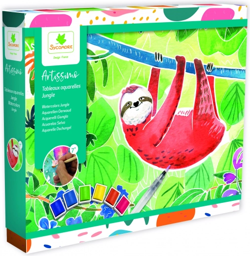 Artissimo - Aquarelbeelden van jungle dieren