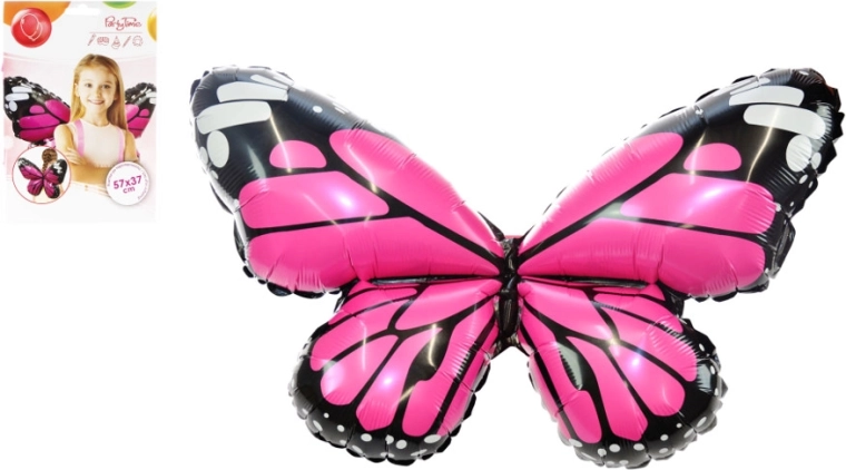 Folieballon met schouderbanden – vlindervleugels