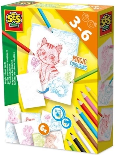 SES Creative Magic Colouring magische kleurplaten met kleurpotloden