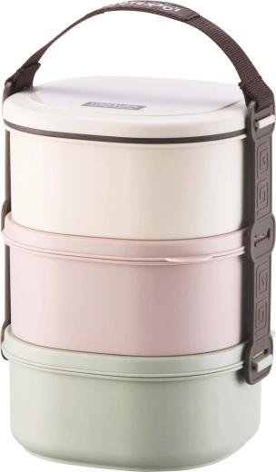 Kunststof voedselcontainer Lock 3×680 ml