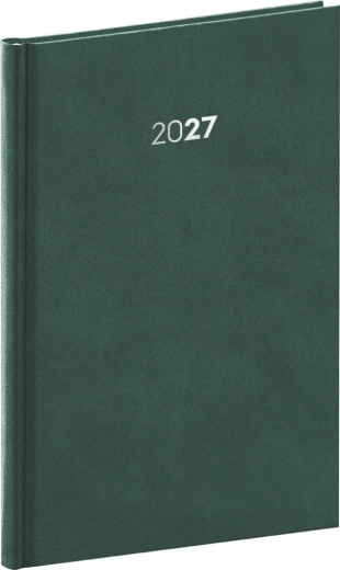 Notique wekelijkse agenda Balakon 2027 groen 15 × 21 cm