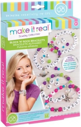 Make It Real armbanden met letters