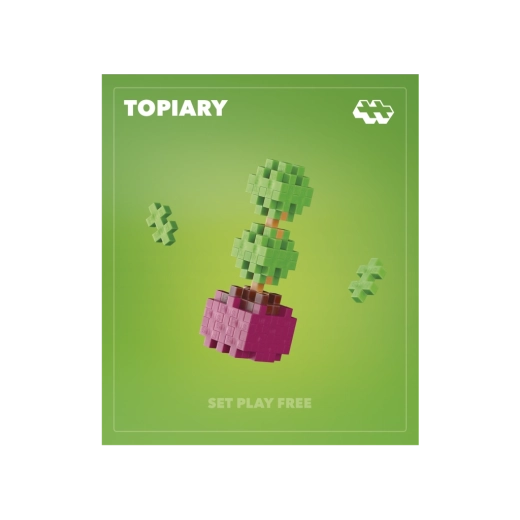 Plus-Plus bloemen topiary