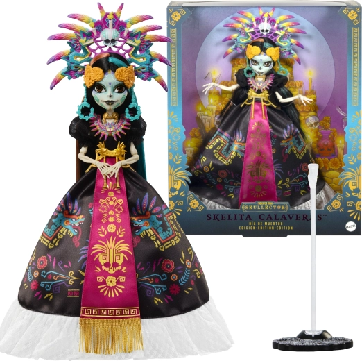 Monster High verzamelpop Skelita Calaveras Dia de Muertos Skullector