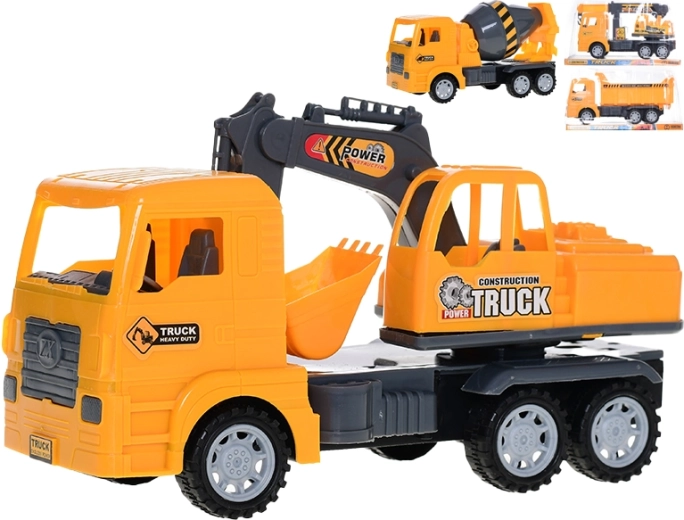 Bouwvoertuig 25 cm met vliegwielaandrijving