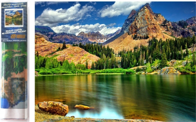 Diamantschilderen Wilde natuur 30x40 cm