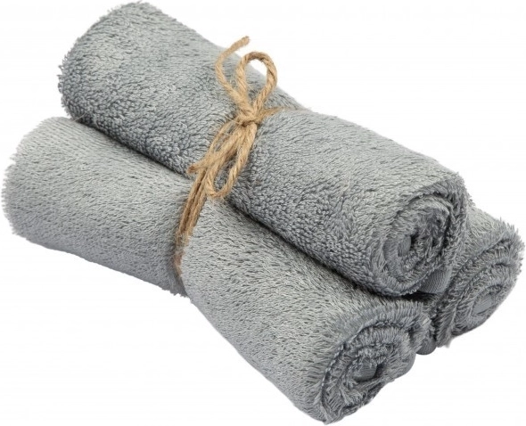 Timboo bamboe handdoeken Moon Blue 29,5 × 50 cm (3 stuks)